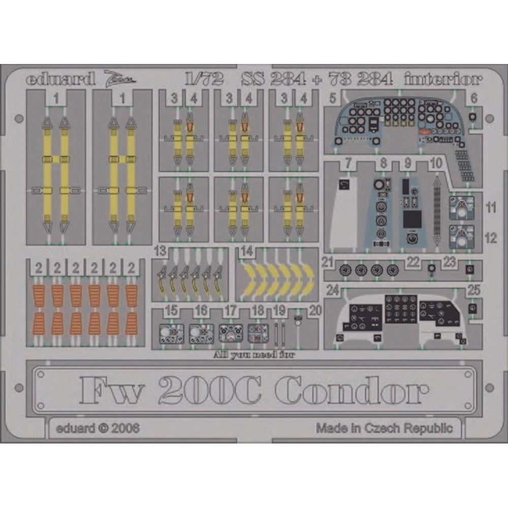 Eduard Fw 200C Condor interior für Revell-Bausatz