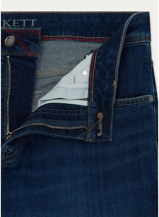 Image du produit Hackett Powerflex Denim, confort élastique et patch cuir (W28/L34)