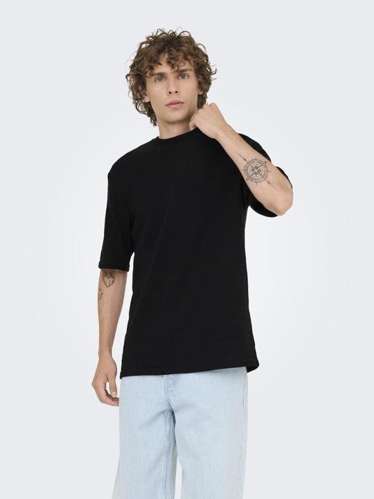 Actual product image Only & Sons Onsgivo Reg 12 Ss Crew Knit Noos (XS)