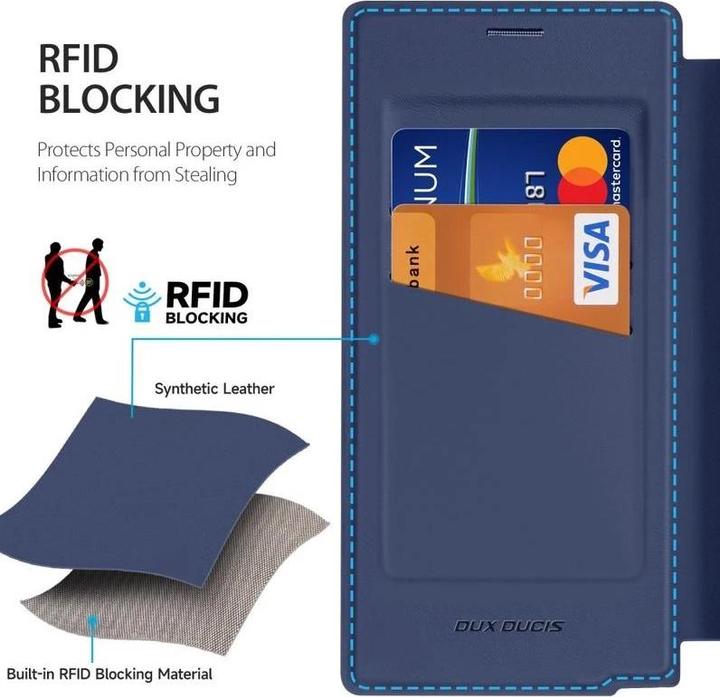 Actual product image Dux Ducis Skin X Pro Magnetic Stand Lederhülle (Samsung Galaxy S25+)