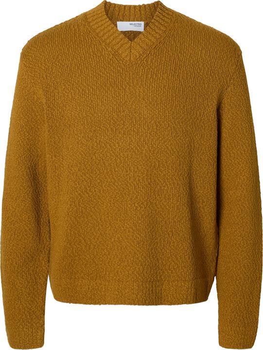 Produktbild Selected 100% Baumwoll Pullover mit V-Ausschnitt (M)