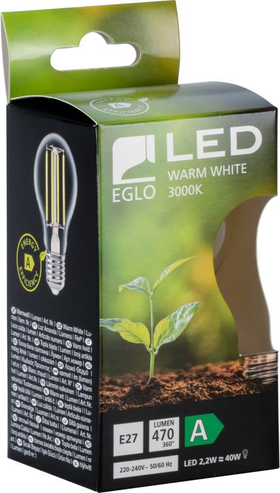 Produktbild EGLO Leuchmittel LED E27 (E27, 470 lm, 1x)