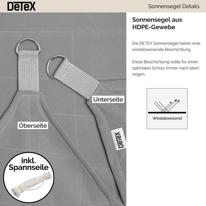 Immagine prodotto Detex Sonnensegel (500 x 500 x 500 x 500 cm)