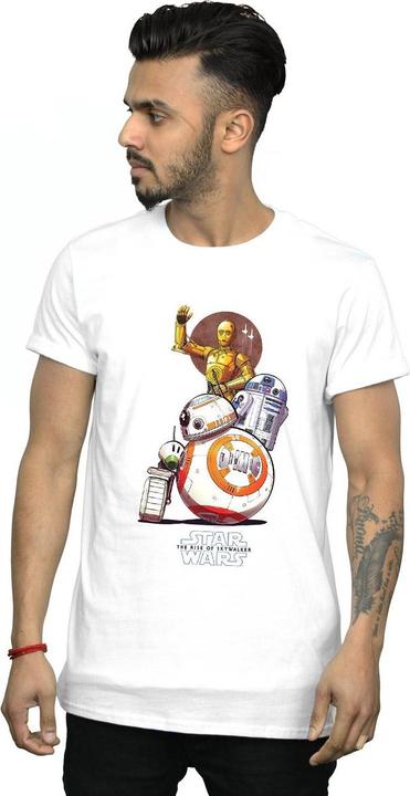 Produktbild Star Wars The Rise Of Skywalker Droids Illustration TShirt (L)