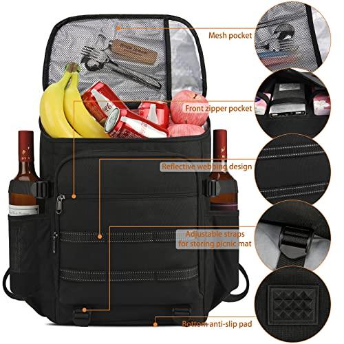 Actual product image Only-Bags.Store Waterproof Insulated Cooler Bag Large Picnic Backpacks Lightweight Lunch Bag Backpacks Cooler Bag (30 l)