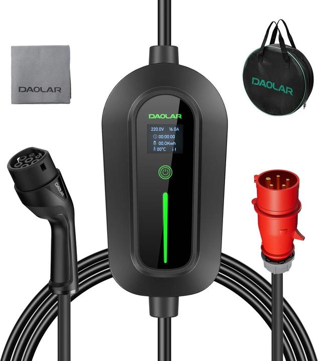 Actual product image Daolar Electric Vehicle Charger (Type 2, 11 kW, 16 A)
