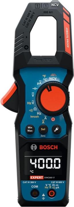Produktbild Bosch Professional Strommesszange EXMC600-17 (CAT III 600V, CAT IV 300V)