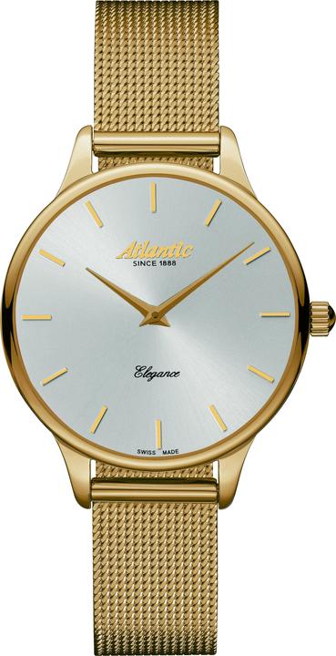 Atlantic élégance (Montre analogique, Swiss Made, 34 mm)