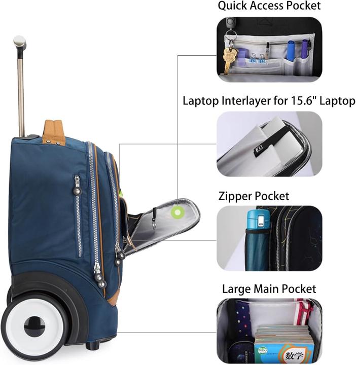 Produktbild Uniker Laptoptasche mit Rollen