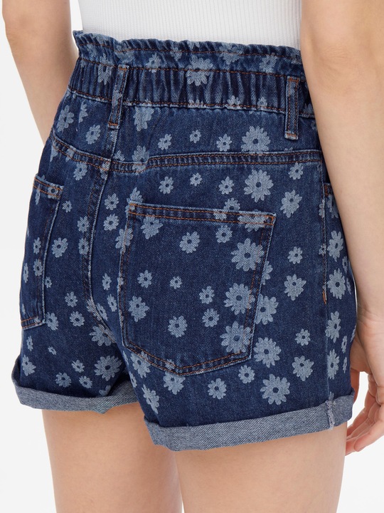 Actual product image Only ONLCuba Daisy Paperbag Jean Shorts (M)