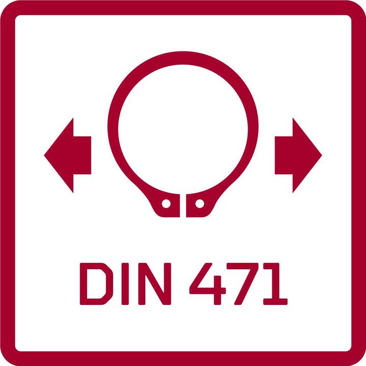 Produktbild Gedore Red red R27604060 Aussensicherungsringzange gerade Ø 19-60 mm (275 mm)