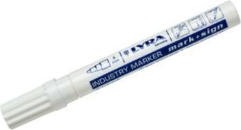 Actual product image Lyra MARKER PERMANENT VARNISH CIRCLE END 2-4MM WHITE LY040001 (10x)