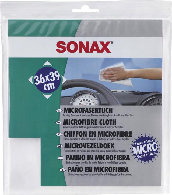 Actual product image Sonax Microfibre cloth, microfine inside, 1 piece 36x39 cm