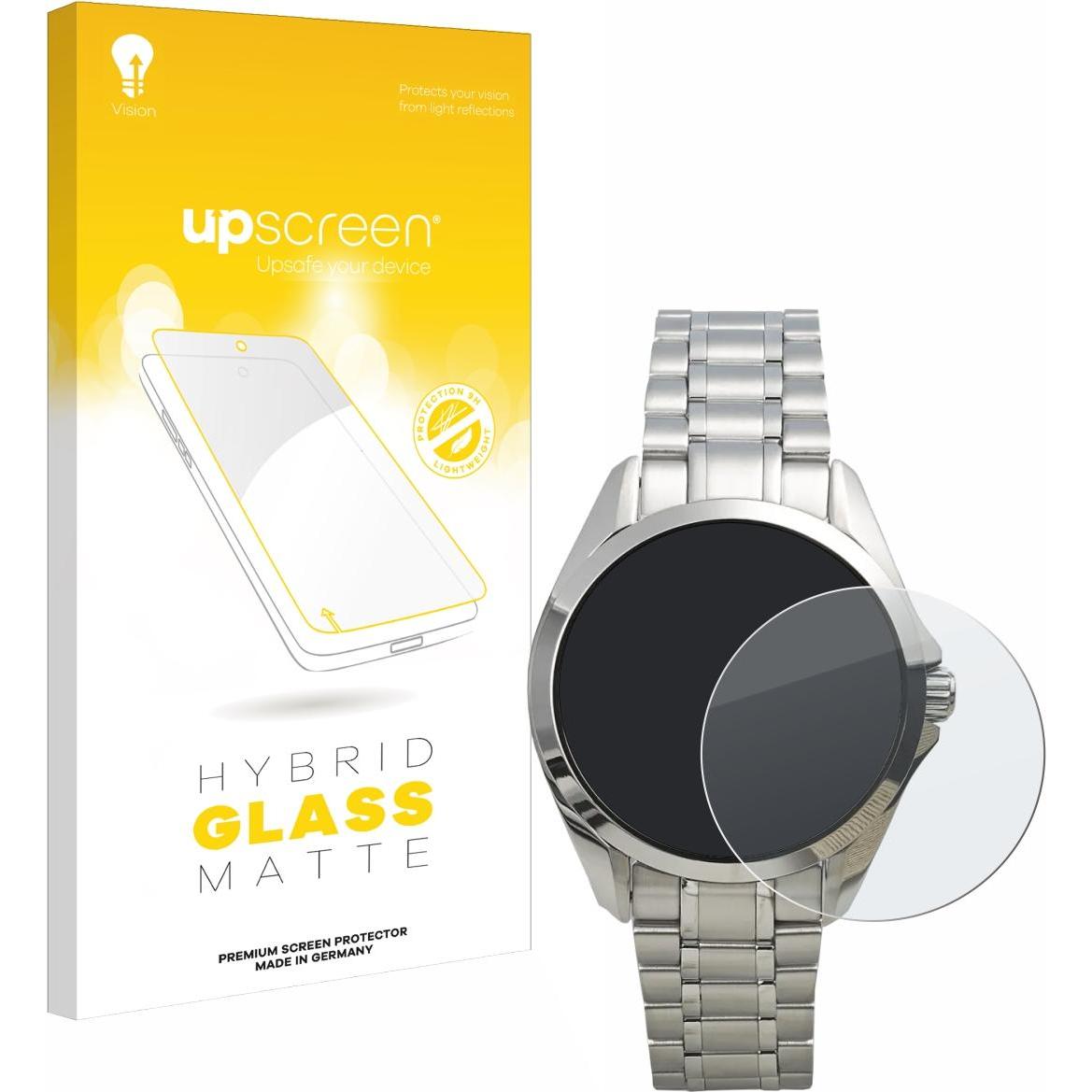 upscreen Schutzglas Schutzfolie Displayschutz Display Schutz Glas Folie matt, Smartwatch Schutzfolie, Grau