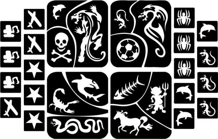 Produktbild Ybody Knaben Glitzertattoo Bio Set