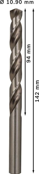 Image du produit Bosch Professional Zubehör Foret hélicoïdal PRO Metal HSS-G, 10,9 x 94 x 142 mm (10,9 mm)
