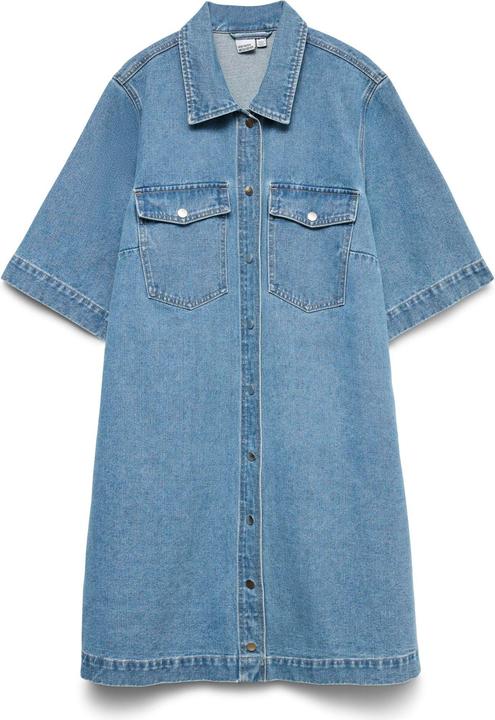 Actual product image Vero Moda VMCFENJA Kurzes Kleid Jeanskleid (48)