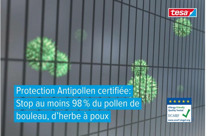 Immagine prodotto tesa Griglia anti-polline, per chi soffre di allergie, richiudibile con nastro velcro autoadesivo (130 x 150 cm)