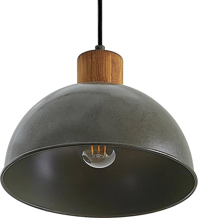 Produktbild Lindby Durbis 5 Pendelleuchte Dark Grey/Wood (E27)