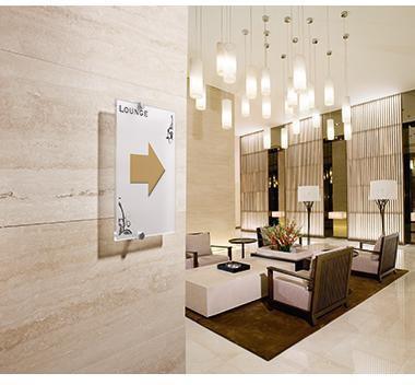 Actual product image Durable Door sign CRYSTAL SIGN