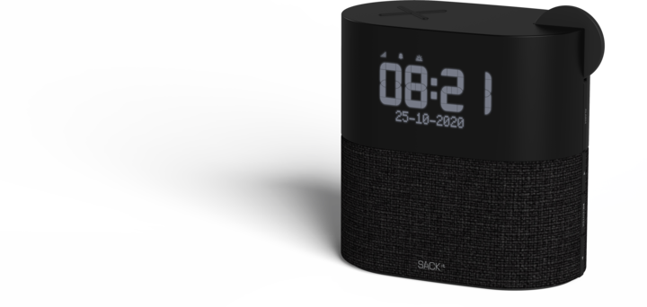 Actual product image SackIT WAKEit S Clock Radio