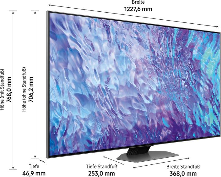 Actual product image Samsung GQ55Q80CAT (55", Q80C, QLED, 4K, 2023)
