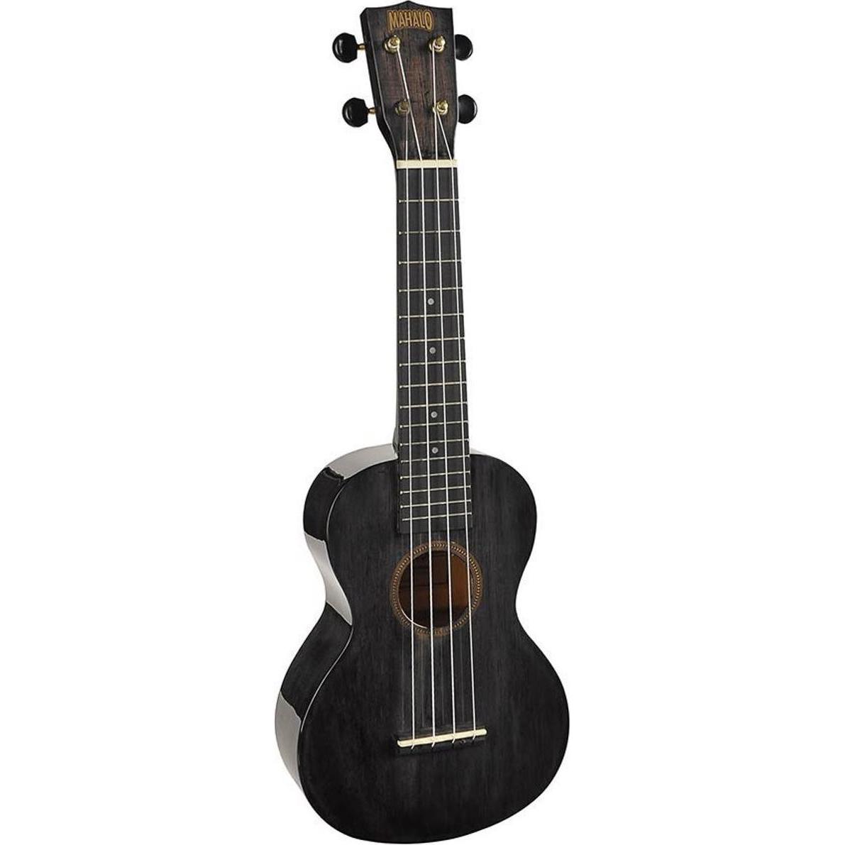 Mahalo Ukulele da Concerto Serie Hano (Concertistico, Adulti), Ukulele, Nero, Trasparente