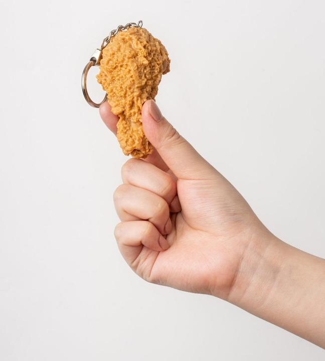 Actual product image Yumazing Crispy Fried Chicken key ring