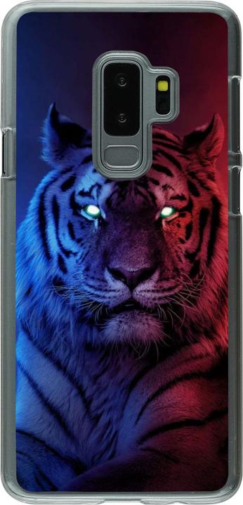 Produktbild PhoneLook Hülle transparent Tiger Blue Red (Samsung Galaxy S9+)