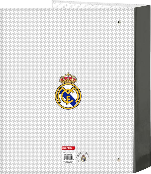 Produktbild Real Madrid CF Ringbuch Real Madrid C.F. 24/25 Weiss Grau A4 27 x 33 x 6 cm (A4, 60 mm, 1 Stk.)