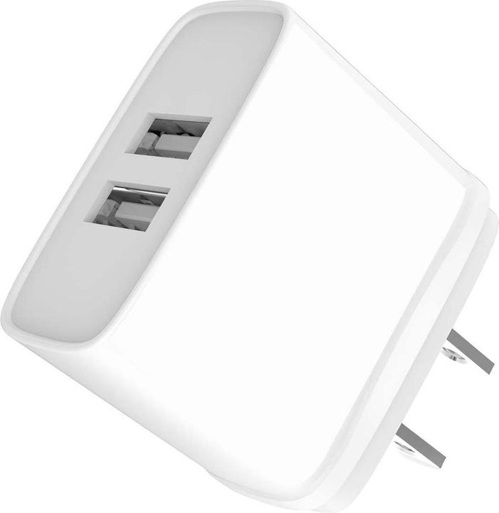 Produktbild Jaym Doppeltes Netzladegerät USB-A 12 W 2,4A US-Stecker (12 W)