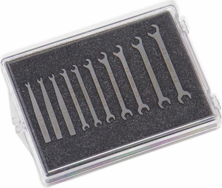 Donau Set di chiavi aperte micro (3 mm, 3,2 mm, 3,5 mm, 4 mm)