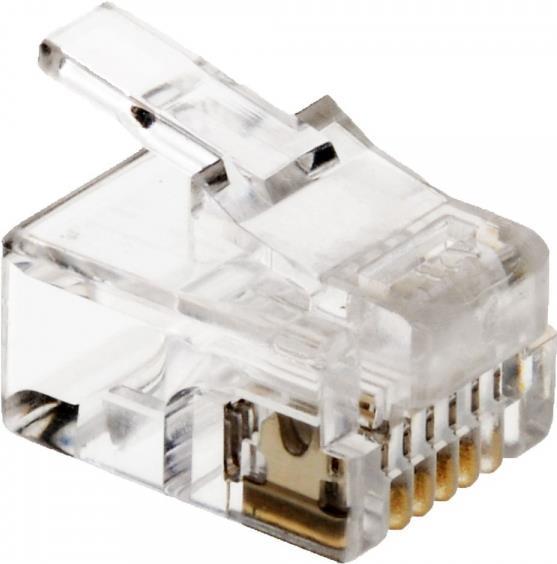 Actual product image Helos modular plug - Modular input - RJ-12 Pack of 100
