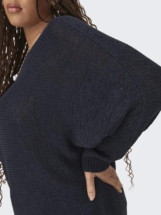 Immagine prodotto Only Maglia Fit Collo rotondo Plus Polsini a costine Pullover lavorato a maglia (S)