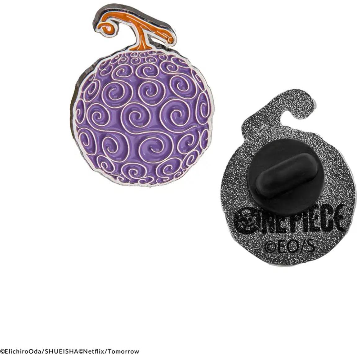 Cinereplicas, Spillo, Distintivo Con Spilla Di One Piece Gum-Gum Fruit