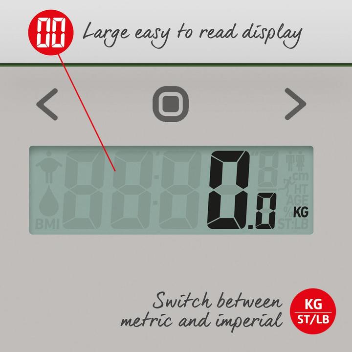 Immagine prodotto Salter 9113 GY3R Bilancia da bagno compatta in vetro - Grigio (150 kg)