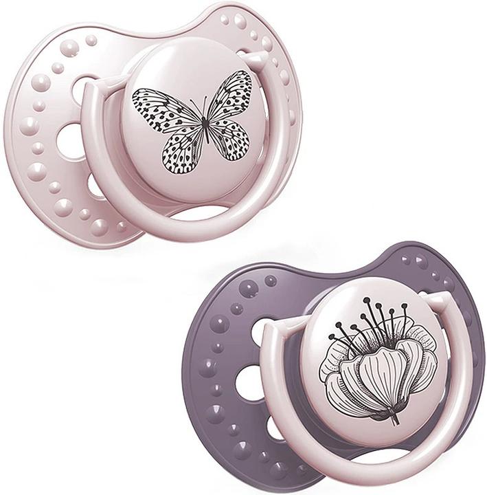 Lovi silicone dynamique soother Botanic 18m+, girl 2 pcs, 22/875girl (2x)