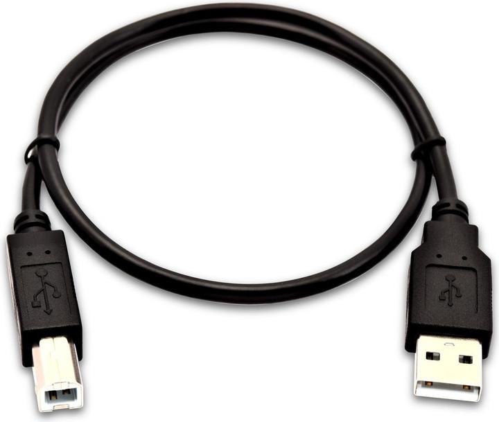 Produktbild V7 USB A — USB B (0.50 m, USB 2.0)