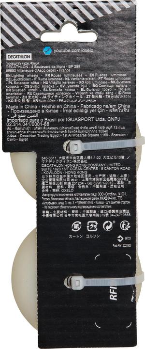 Produktbild Oxelo Inliner-Leuchtrollen 80 mm 82A 2er-Set (82a)