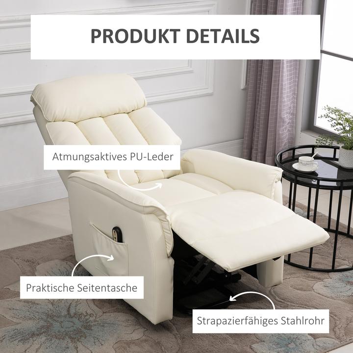 Image du produit Homcom Fauteuil de télévision avec fonction d'élévation