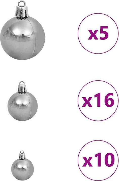 Image du produit vidaXL Weihnachtsbaum Dekoration (180 cm)