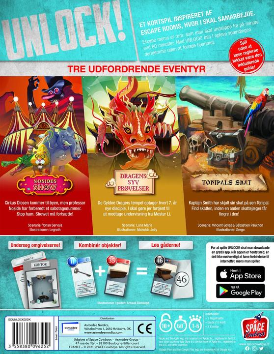 Actual product image Enigma Unlock! - Escape Room Game (Danish) (Danish)