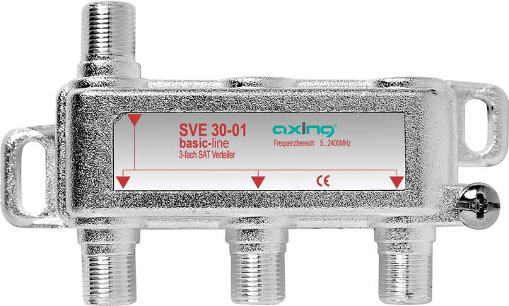 Axing SVE 30-01 3fach SAT-Verteiler (Originalfernbedienung)