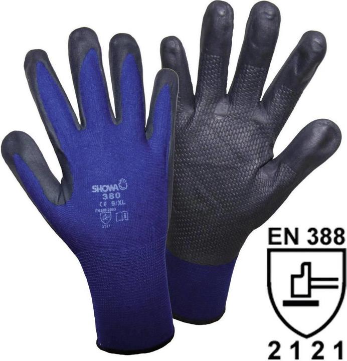 Showa Gant de travail en nylon (6, XS)