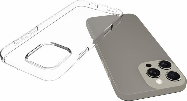 Image du produit Deltalabs iPhone 16 Pro Max Silikon Gummi Case Hülle - Transparent Slim Design 1.0 mm (Apple iPhone 16 Pro Max)