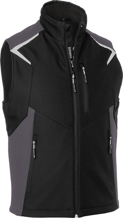 Produktbild Kübler Bodyforce Softshell Weste Schwarz/Anthrazit S (S)