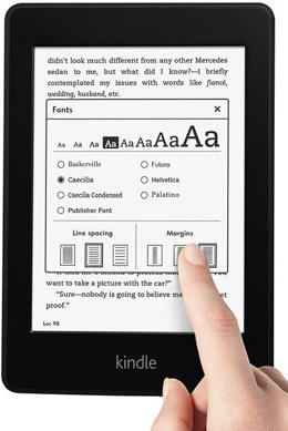 Actual product image Amazon Kindle Paperwhite 2014 (6", 4 GB, Black)