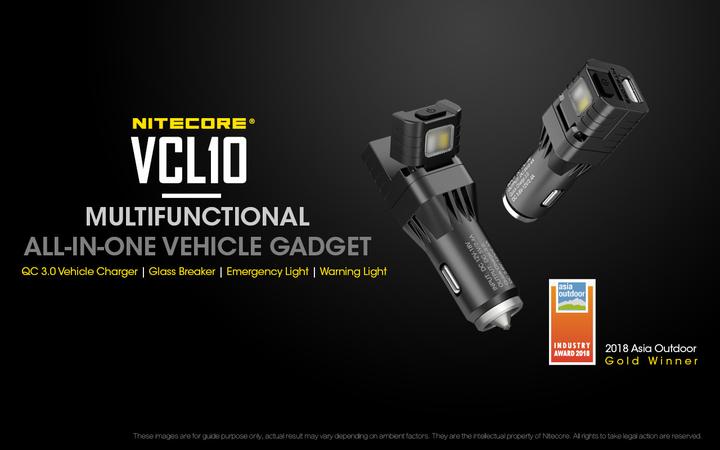 Actual product image Nitecore VCL10 (7.85 cm, 25 lm)