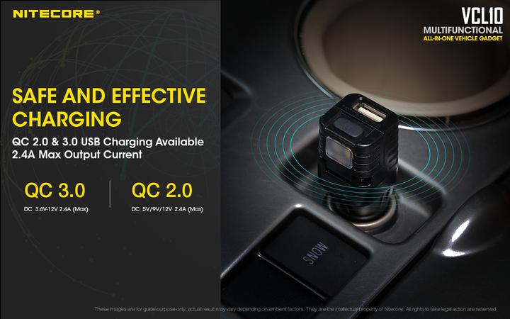 Actual product image Nitecore VCL10 (7.85 cm, 25 lm)