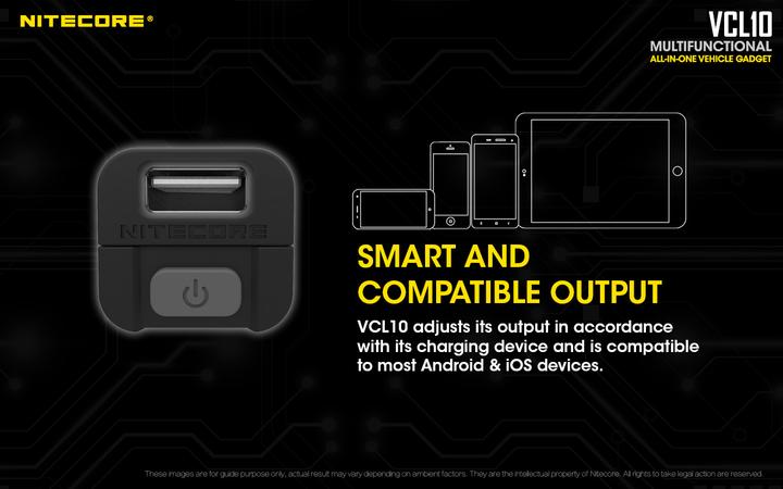Actual product image Nitecore VCL10 (7.85 cm, 25 lm)